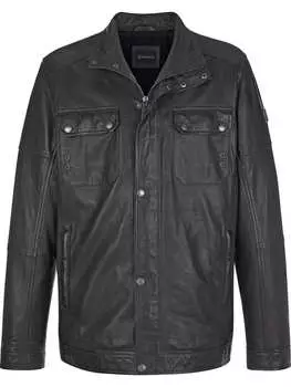 Кожаная куртка BABISTA, оливковый