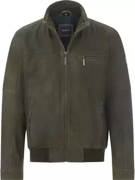 Кожаная куртка BABISTA, оливковый