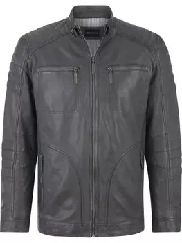Кожаная куртка BABISTA ZANZINO, серый