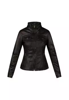 Кожаная куртка Бачи 7eleven, черный