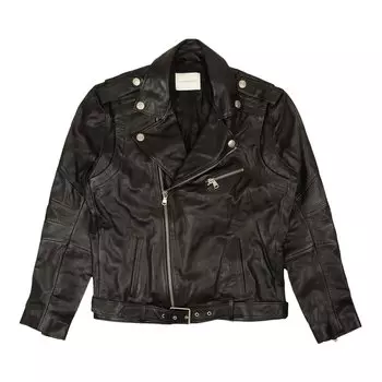 Кожаная куртка Balmain 905 Черная