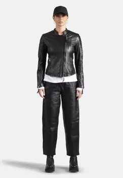 Кожаная куртка Be Edgy, черный