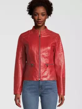 Кожаная куртка be georgious Buffalo, красный