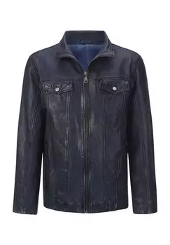 Кожаная куртка БЕЛЛИНИРО BABISTA, синий
