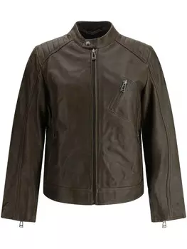 Кожаная куртка Belstaff V Racer, зеленый