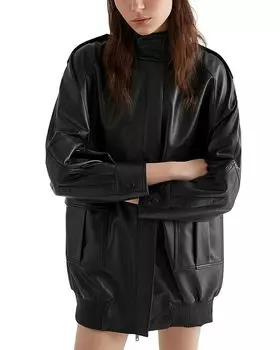 Кожаная куртка Bessica Marella, черный