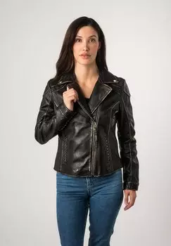 Кожаная куртка Blazer Mauritius, черный