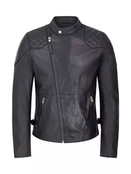 Кожаная куртка Bolongaro Trevor Badger Biker, черный