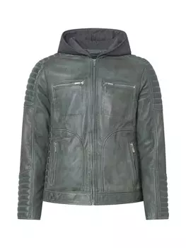 Кожаная куртка Bolongaro Trevor Lederjacke NATHAN HOODED, цвет SEA SPRAY