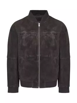 Кожаная куртка Bolongaro Trevor Mikey Bomber Sued, черный