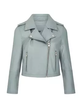 Кожаная куртка Bolongaro Trevor Olivia Biker, цвет millieu green