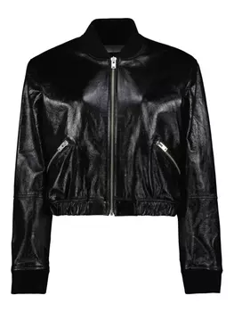 Кожаная куртка-бомбер IRO, черный