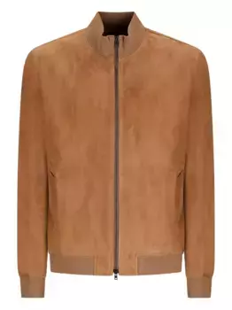 Кожаная куртка-бомбер Salvatore Santoro, нейтральный