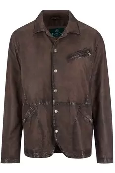 Кожаная куртка Boston Park Between-Season Jacket, коричневый