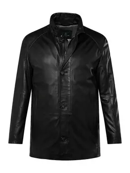 Кожаная куртка Boston Park, черный