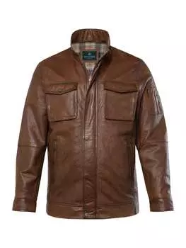 Кожаная куртка Boston Park, оливковый