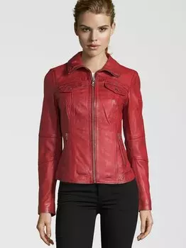 Кожаная куртка брешиа 7 Eleven, красный