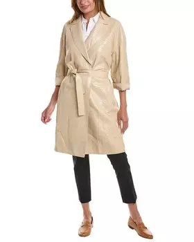 Кожаная куртка Brunello Cucinelli, мультиколор