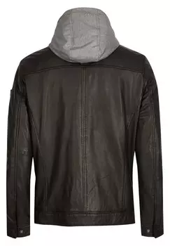 Кожаная куртка BUAURELINO bugatti, черный