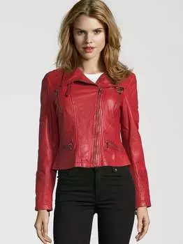 Кожаная куртка будь счастлива Buffalo, красный