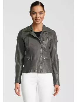 Кожаная куртка Buffalo, серый