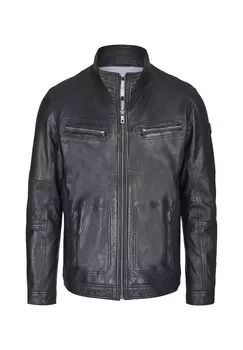 Кожаная куртка БУФИДЕЛИО Bugatti, черный