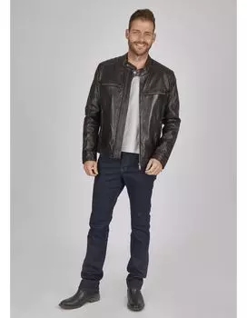 Кожаная куртка Bugatti Amadeo, черный