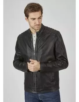 Кожаная куртка Bugatti Apollo, черный