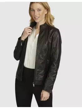 Кожаная куртка Bugatti BULady 109, черный