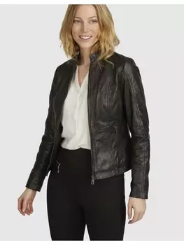 Кожаная куртка Bugatti BULady 114, черный