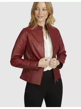 Кожаная куртка Bugatti BULady 122, красный