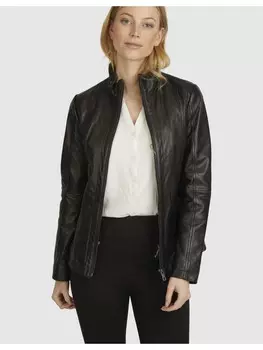 Кожаная куртка Bugatti BULady 124, черный