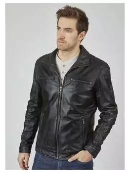 Кожаная куртка Bugatti, черный