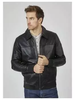 Кожаная куртка Bugatti, черный