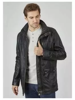 Кожаная куртка Bugatti, черный