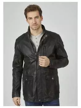 Кожаная куртка Bugatti, черный