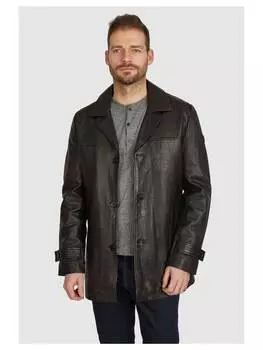 Кожаная куртка Bugatti, черный