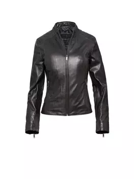 Кожаная куртка Bugatti, черный