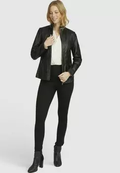 Кожаная куртка bugatti, черный