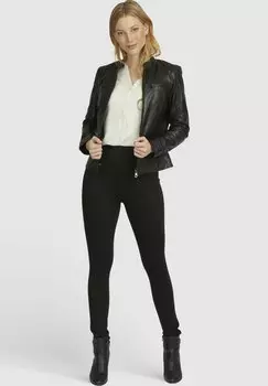 Кожаная куртка bugatti, черный