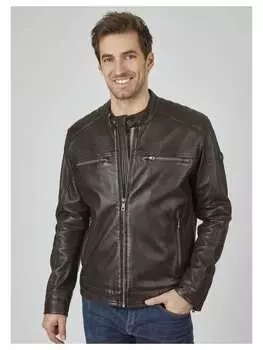 Кожаная куртка Bugatti, темно-коричневый