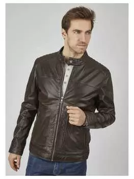 Кожаная куртка Bugatti, темно-коричневый