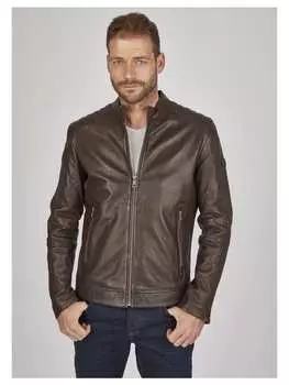 Кожаная куртка Bugatti, темно-коричневый