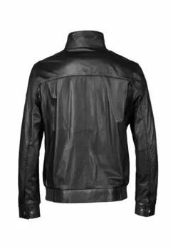 Кожаная куртка BUGIACOMO bugatti, черный