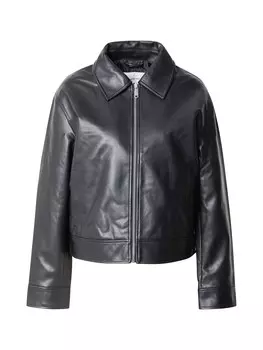 Кожаная куртка Calvin Klein Jeans Between-Season Jacket, черный