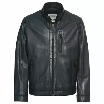 Кожаная куртка Camel Active Mit Aufgesetzten Taschen, темно-синий