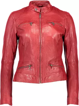 Кожаная куртка Caminari Cathy, красный