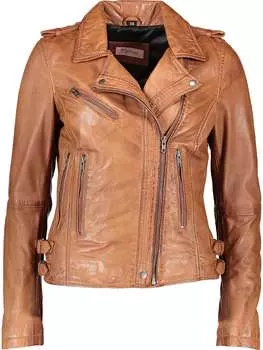 Кожаная куртка Caminari, коричневый