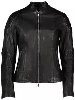 Кожаная куртка Caminari Rina, черный