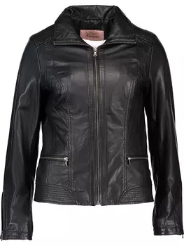 Кожаная куртка Caminari Utia, черный